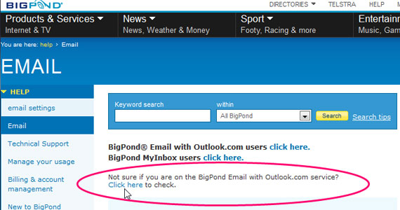 Bigpond Email Customer Support